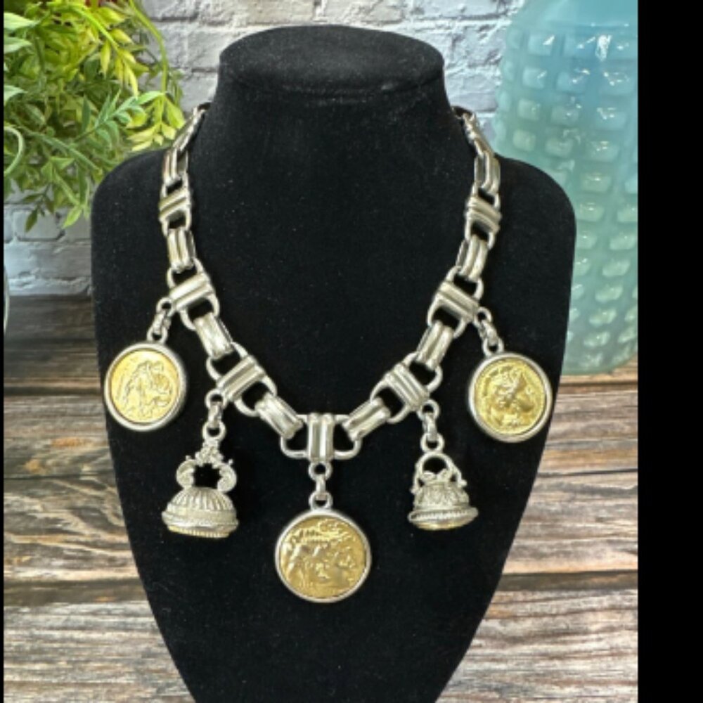 Ben-Amun Roman Coin Necklace ITM677